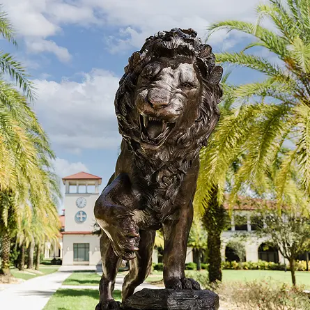 Lion statue